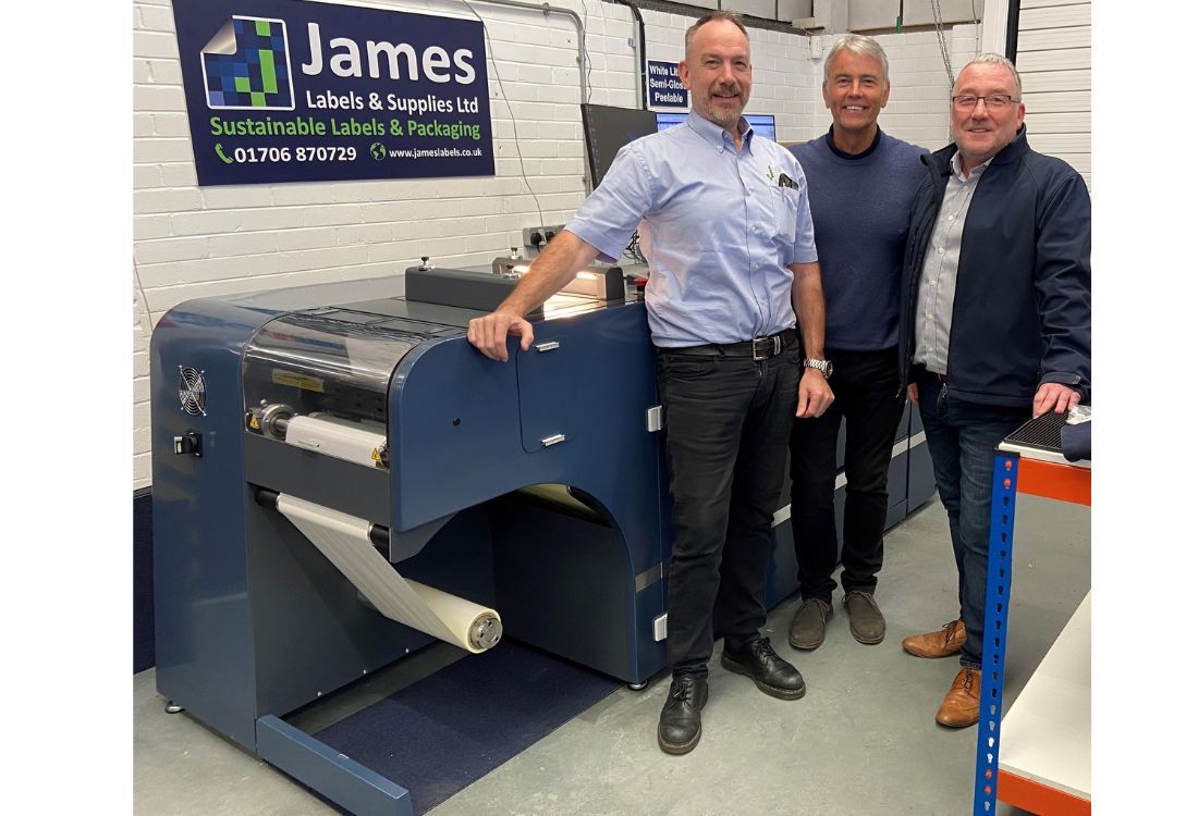 The Konica Minolta Accurio Label 230 which was installed by Focus Label Machinery at James Labels